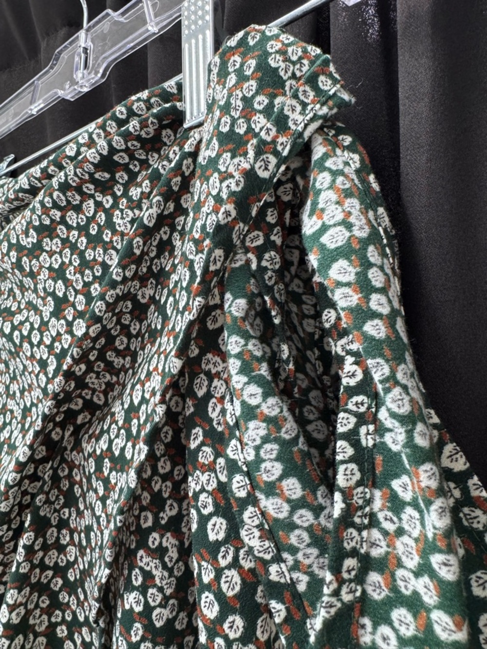Princess Polly Green Floral Wrap Midi Skirt with Side Tie - Picture 2 of 5